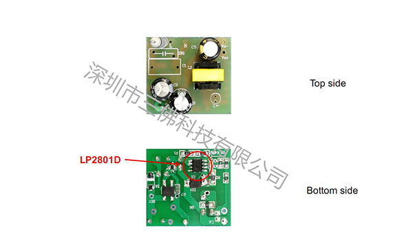 5V-300MA開關電源方案LP2801D